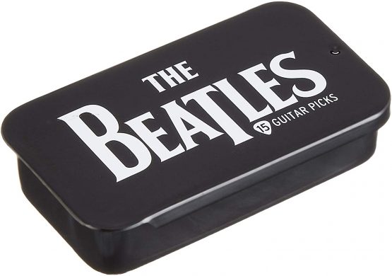 D'Addario Planet Waves Beatles Logo Picks Medium Gauge in Collectable Tin - 15 Picks - Image 2
