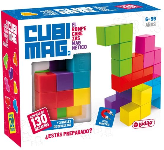 Lúdilo 80821 CUBIMAG (Ludilo) Logic, Children's, 3D Puzzles, Travel Magnetic Games, Educational Toys, Assorted - Image 2