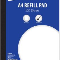 Just stationery 100 Sheet A4 Plain Refill Pad 5005