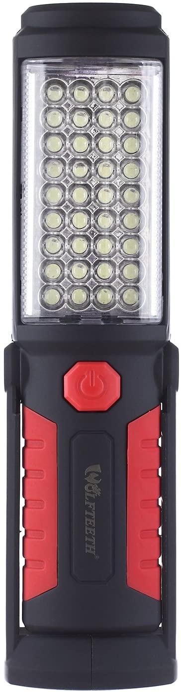 Wolfteeth LED Torches, 36+5 Magnetic Work Light Portable Flashlight Inspection Lamp Camping Light - Image 2