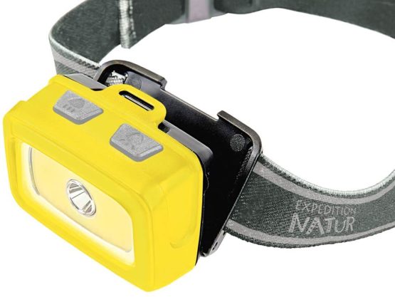 moses. Unisex – Adult Expedition Nature LED Headlamp Head Torch with 7 Light Modes Incl. Red Light and Green Light For Jogging, Camping and Outdoor, Yellow, One Size - Image 4