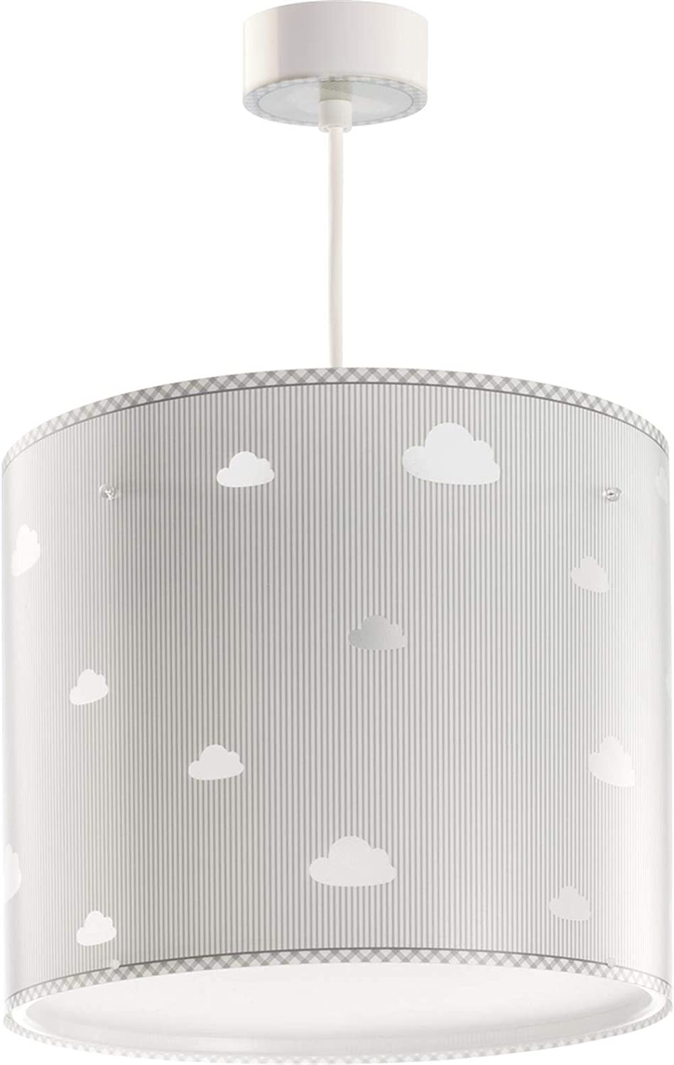 Dalber Sweet Dreams Clouds Grey E27 62012E Children's Pendant Lamp
