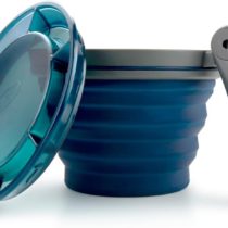 GSI Unisex's Faltbarer Becher mit Klappgriff Mug, Blue, One Size