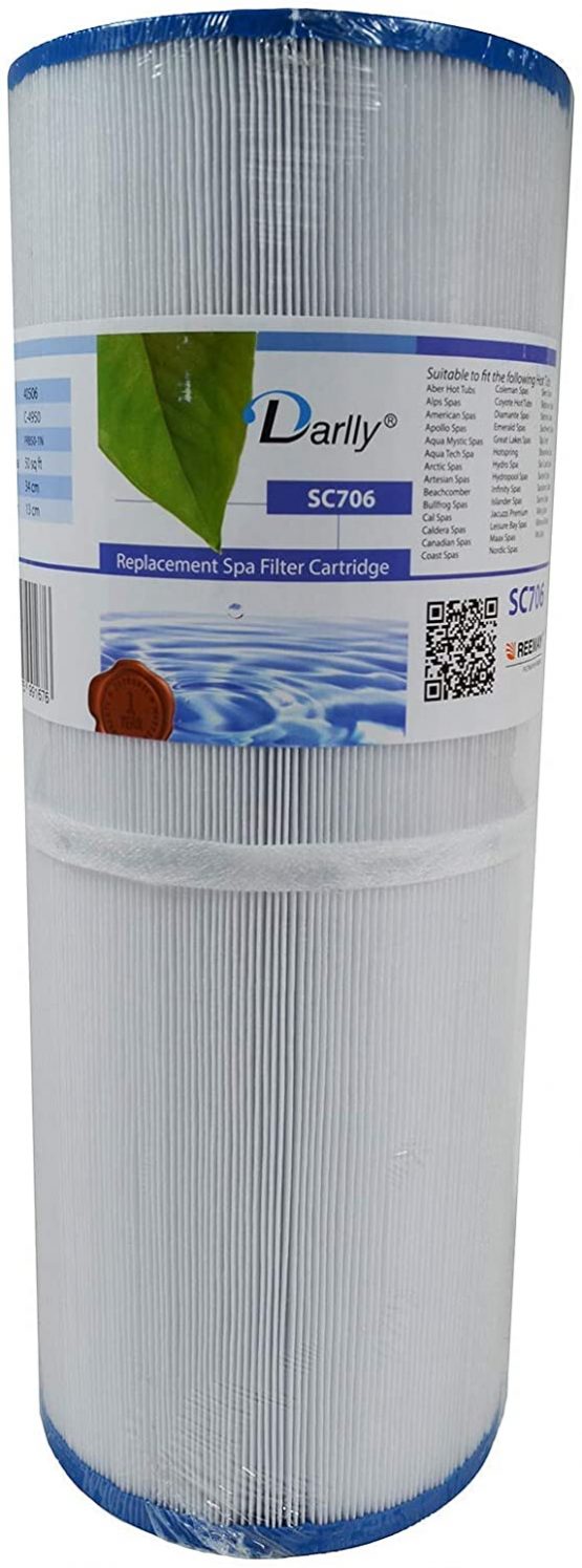 Hot Tub Filter Unicel c4950 / C-4950 50' Spa Cartridge Pleatco PRB501N Darlly 40506 for Arctic, Beachcomber, Canadian, Hydropool & Jacuzzi Spas