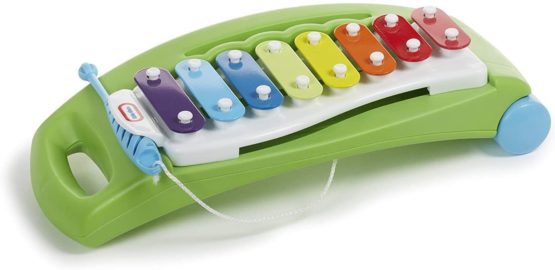 Little Tikes Tap-A-Tune Xylophone- Plays Any Tune - Ideal First Instrument - Doubles As Pull Toy - Promotes Hand-Eye Coordination & Fine Motor Skills