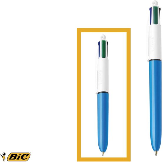 BIC 4 Colours Mini Ballpoint Pens 12 Box - Image 3