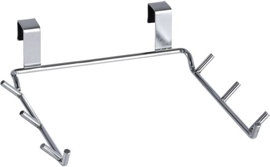 Wenko Soporte para bolsas de basura, Metal, Silver, 23 x 22 x 6 cm - Image 3