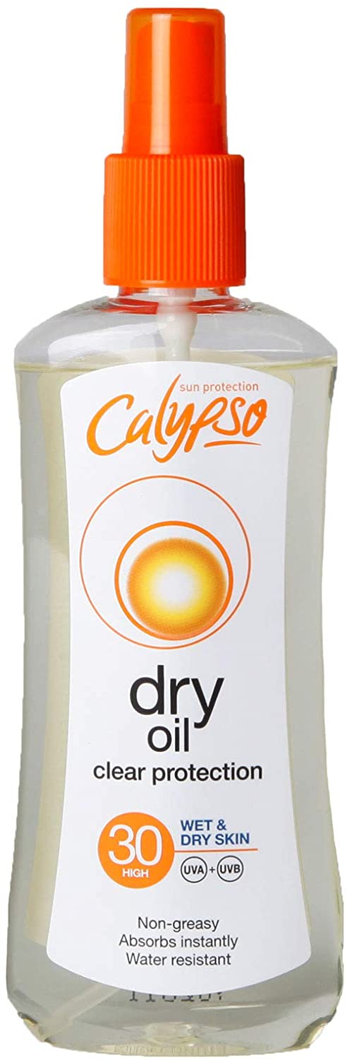 calypso clear protection spray spf 30