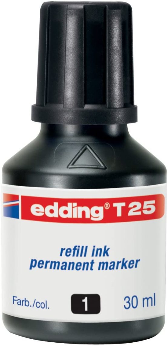 edding 4-T25001 Refill Ink Permanent Marker - Black
