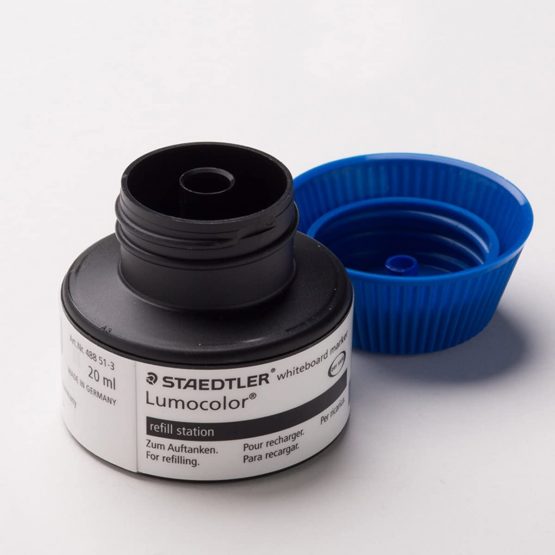 Staedtler Lumocolor 488 51-3 Whiteboard Marker Refill Station - Blue - Image 2