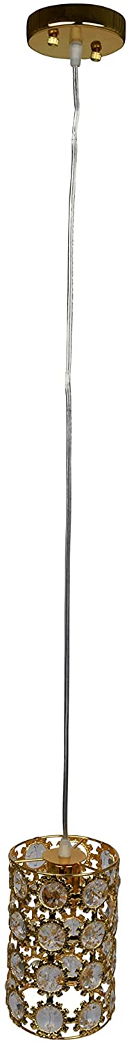 Jens Stolte Leuchten Anna Pendant Light Metal E27 40 W Gold Transparent 130 x 130 x 1000 cm