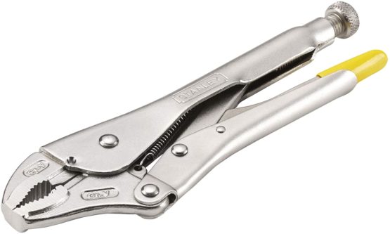Stanley 0-84-809 Locking Pliers, 225mm Curved Jaw - Image 3