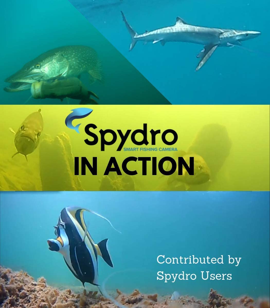 Spydro Underwater Fishing Camera (32GB) with Premium Box Accessory Kit