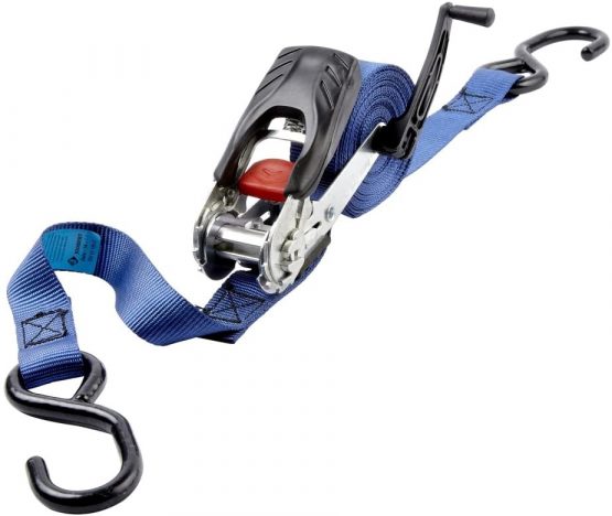 Ring RLS12 Ratchet Strap with S-Hook Clips, for Trade, Deliveries, DIY and more - Image 2