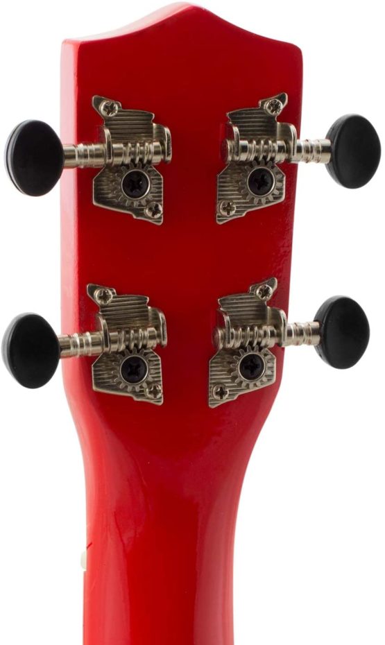 Mad About SU8 Soprano Ukulele in Red with FREE Gig Bag, Pick, and Spare Strings – Great for Schools and Beginners, Now With Carbon Black Strings for Improved Tuning - Image 4