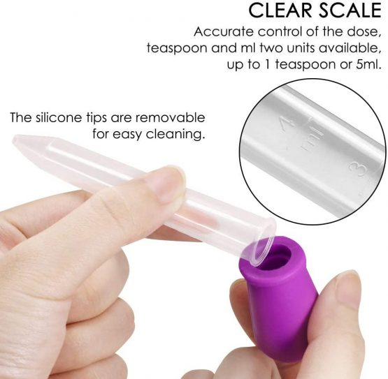 15 PCS Liquid Droppers, Silicone and Plastic Eye Droppers Pipettes 5ML Liquid Dropper Pipette Medicine Transfer Dropper Pipettes with 2 Cleaning Brushes for Kids Children Gummy Making Candy Mold - Image 3