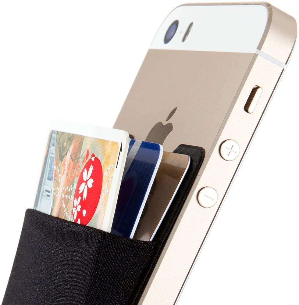 Sinjimoru Card Holder, Stick-on Wallet Functioning as iPhone Wallet Case, iPhone case with a Card Holder, Credit Card