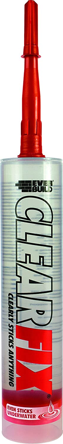 Everbuild Clear Fix Crystal Clear Hybrid Polymer Adhesive, Clear, 290 ml
