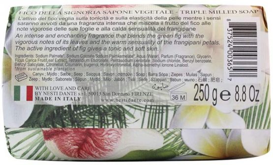 NESTI DANTE Dante Fico Della Signoria No.1 Soap 250 g - Image 2