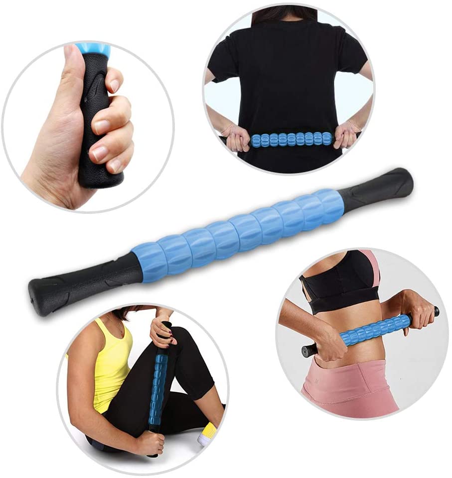 JJ PRIME Sport Muscle Roller Massage Stick for Runners and Athletes for Deep Tissue, Muscle