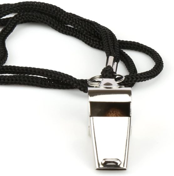 H&S 3 Whistles - Referee Whistle - Sports Whistle Metal Coach Whistle with Lanyard for Football Stainless Steel - Image 4