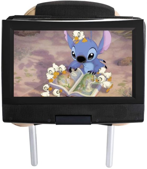 Hikig Universal Car Headrest Mount Holder for 7-11 Inch Swivel and Flip Style Portable DVD Player/Fit for all Swivel and Flip type Portable DVD Players Under 11 Inch