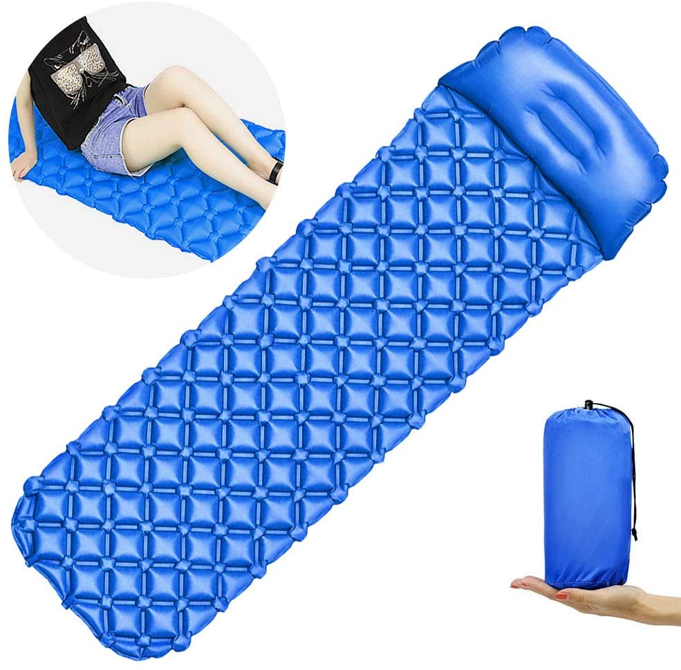 Suntop Sleeping Mat Camping Mat with Pillow Inflatable Sleeping Pad