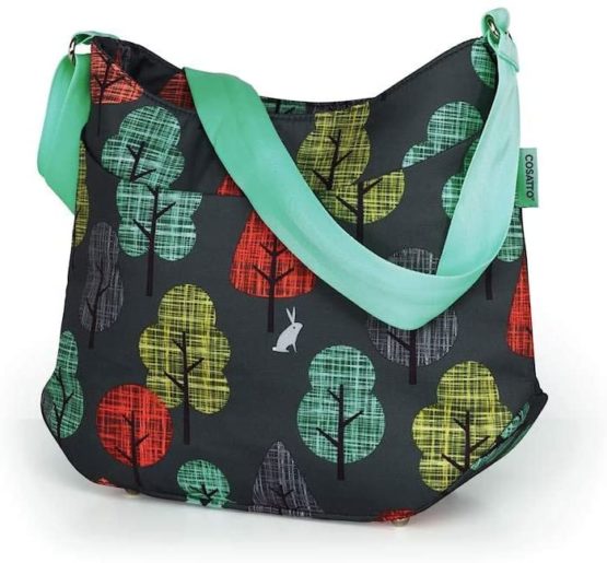 Cosatto Change Bag – Giggle 3 & 4 Pram Pushchair Range - Colourful with Change Mat (Hare Wood)