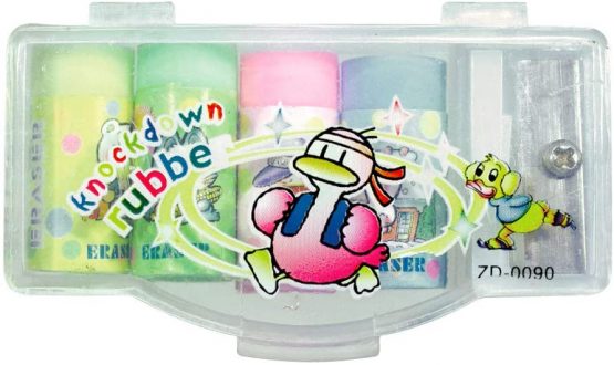 Set of 4 Erasers + Sharpener Conf. 24 pcs. - Image 2