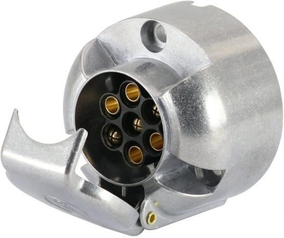 SmartSpec 7 Pin Metal Trailer Socket Connector Caravan Towbar Towing Light