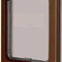 Dog Mate Lockable Medium Dog Door, Brown (215B)