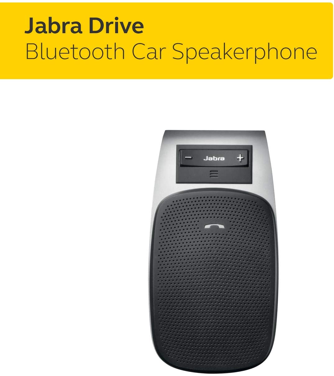 Jabra Drive Bluetooth In-Car Speakerphone – Noise Cancelling Hands-Free Microphone and Speaker for Calls, Music Streaming and GPS – Black - Image 2