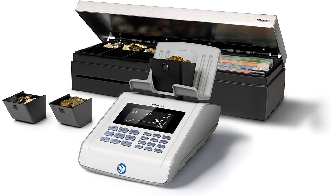 Safescan 4617CC Coin Cups that Fit Perfectly Into Your Cash Drawer, Simplify Your Till Drawer Preparation - Image 2