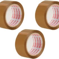 Packatape 3 Rolls 48MM x 66M Brown Packaging Tape for Parcels and Boxes. This 3 roll pack of Heavy Duty Brown Packing Tape Provides a Strong, Secure and Sticky Seal for your Boxes