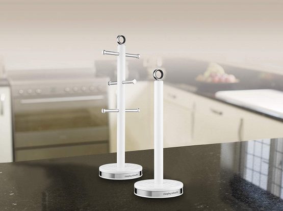Morphy Richards 978060 Kitchen Roll Holder, Dimensions Range, White - Image 3