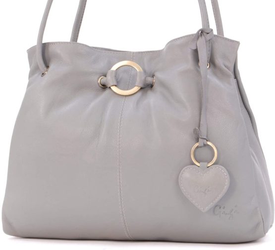 GIGI - Women's Leather Shoulder Bag - OTHELLO 4323 - Image 4