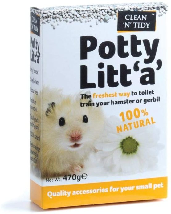 S & G Potty Litt'a' Hamster Litter Pet Cage Toilet 470g