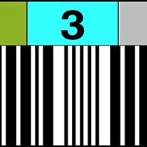 LTO 6 Label Landscape. Code 000001 – 000099 Number Range: 000900-000999