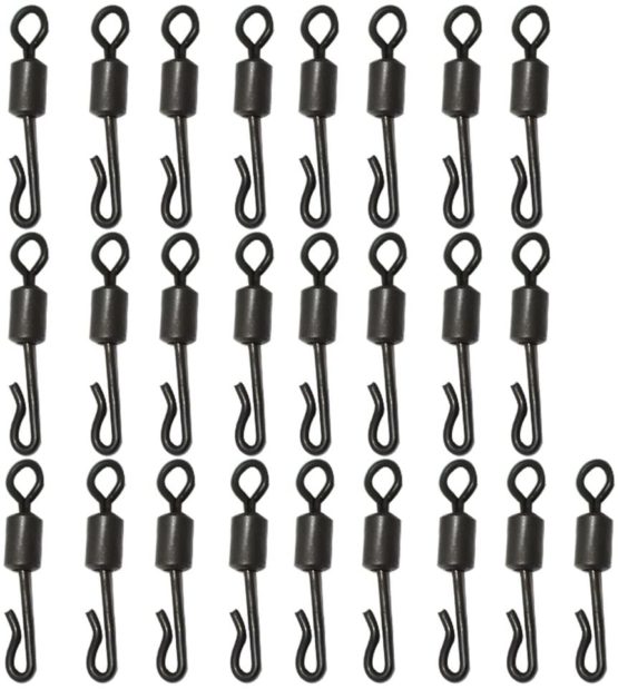 NEWSHOT Size 8 Quick Change/Release Swivels - Carp Coarse Fishing Terminal Tackle(Pack of 25) - Image 2
