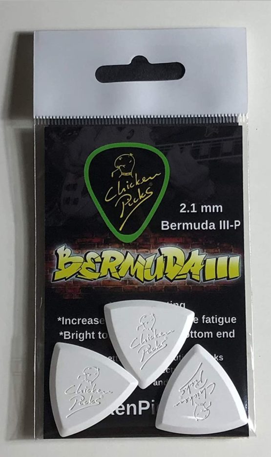 ChickenPicks guitar picks 3 x ChickenPicks Bermuda IIIP 2.1mm guitar picks