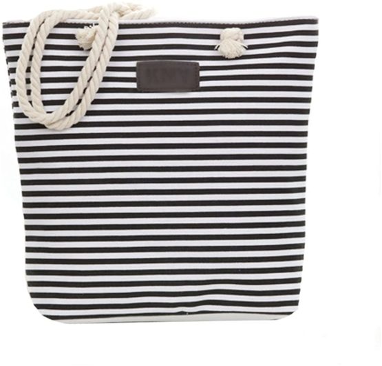 Millya Canvas Travel Tote Bag Oversized Shoulder Bag 13.5 Inch Holiday Beach Bag Shopping Bag