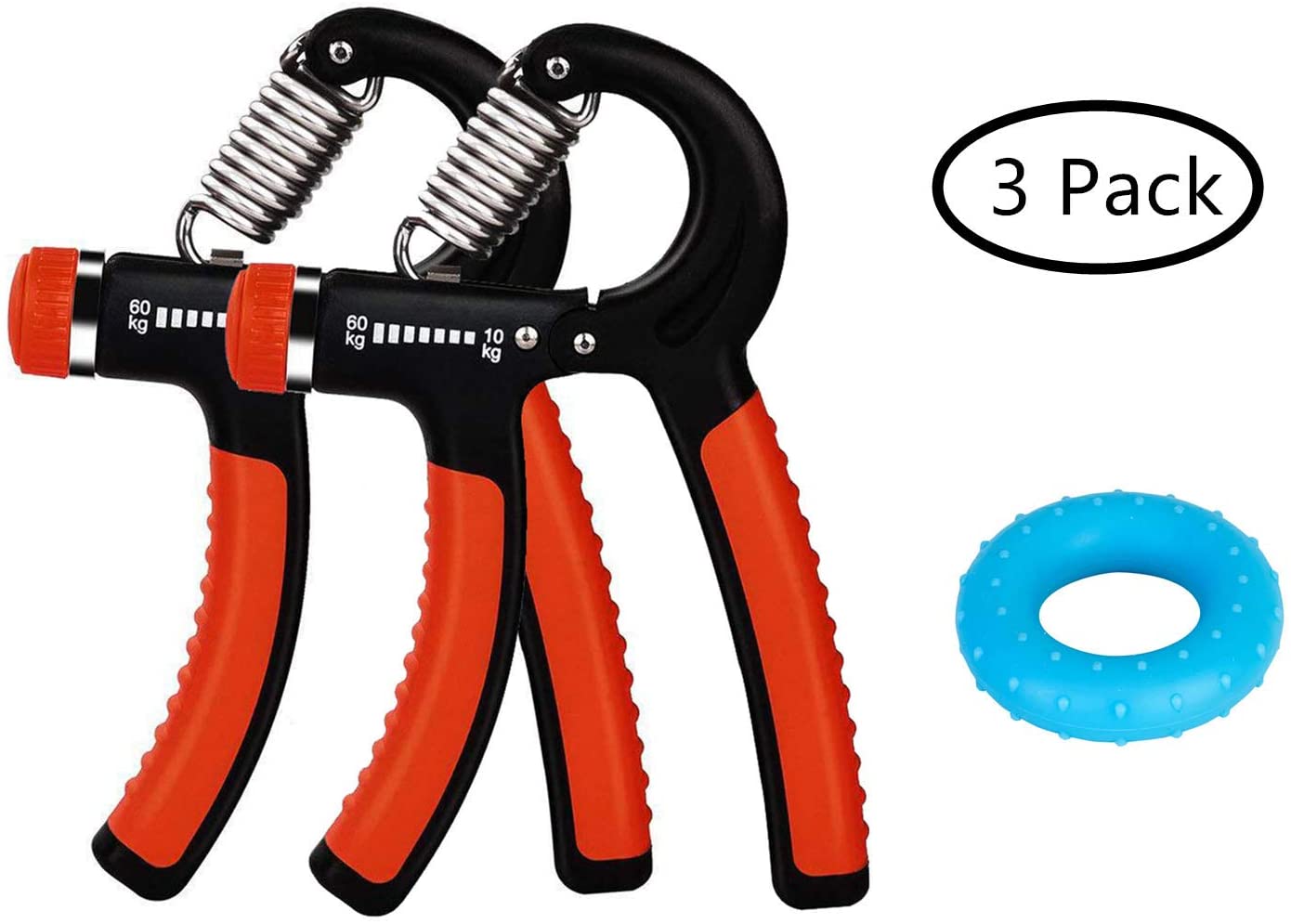 Hand Grip Strengthener Set, Adjustable Forearm Gripper 1060 KG, 2 Pack