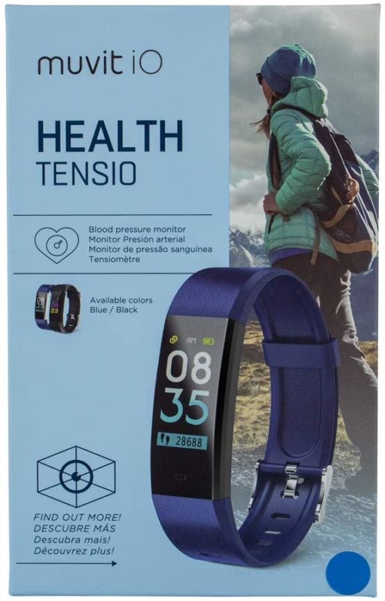 Muvit I/O Health Tensio Lite Activity and Sleep Bracelet Blue - Image 4