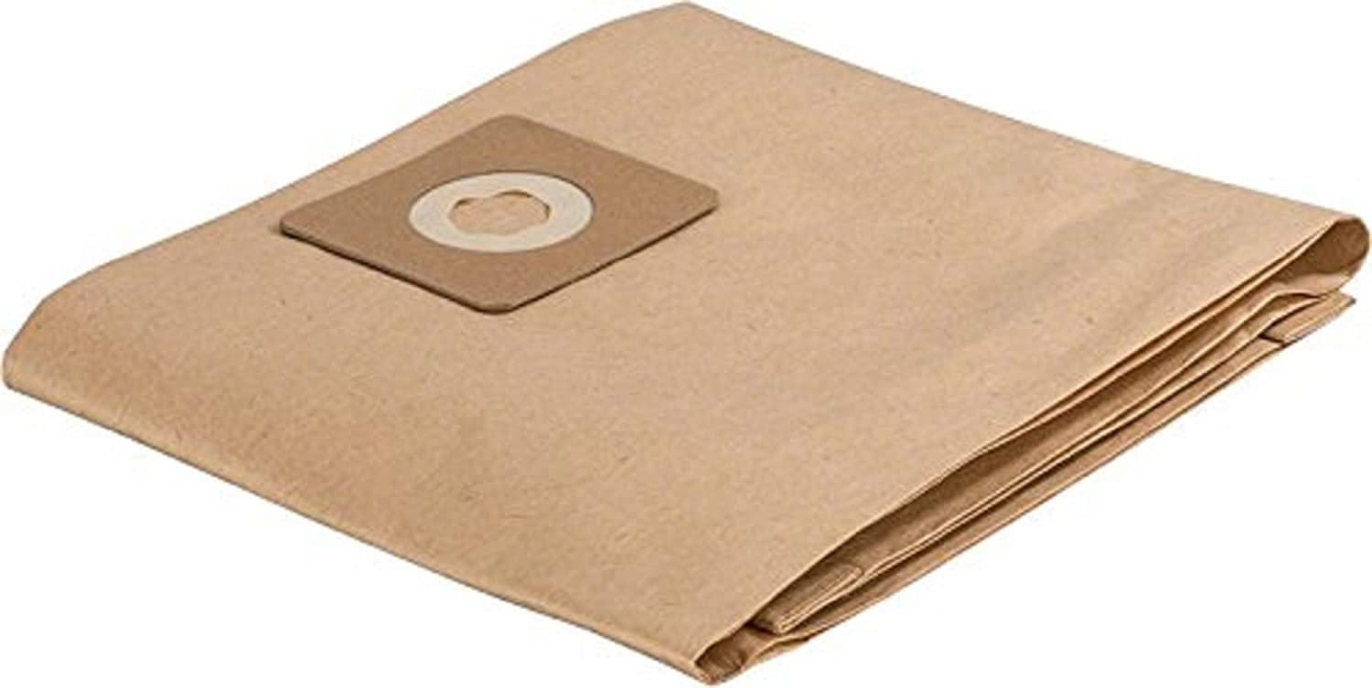 Bosch Home and Garden 5 x Paper Filter Bags (Accessories for Vacuum Cleaners AdvancedVac 20), Braun