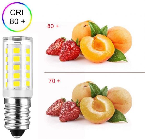 WOWLED E14 LED Bulbs, 5W Cool White 6000K Kitchen Range Hood Home Lamp, Non Dimmable, Energy Saving Light Bulbs, 2 Pack - Image 4
