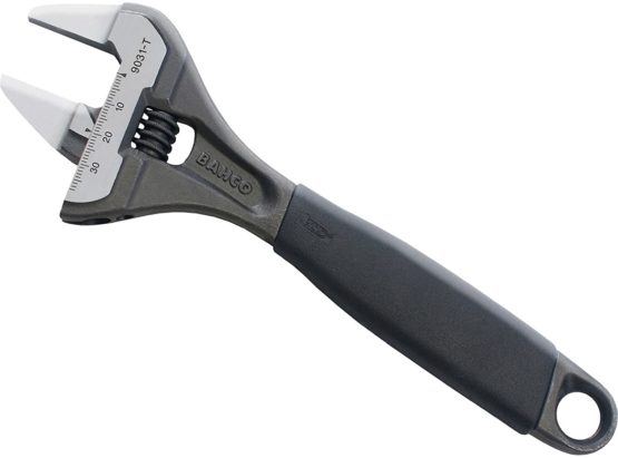 Bahco 9029-T Slim Jaw Adjustable Wrench, 170mm Length