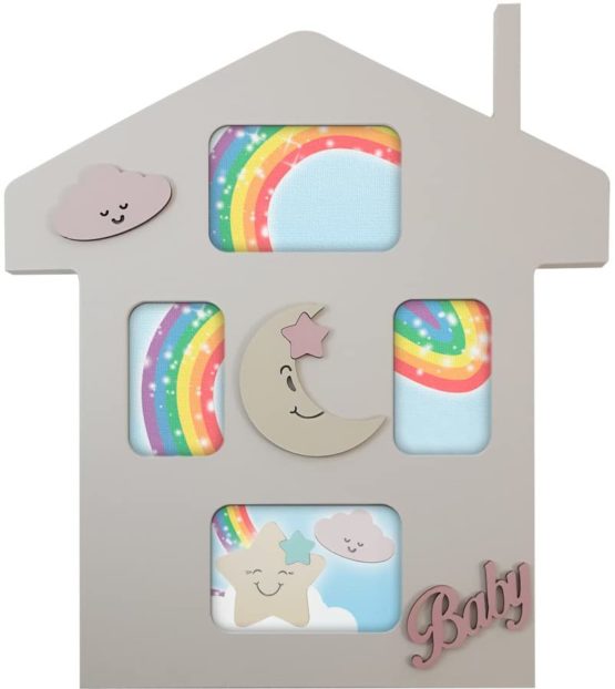 TANGARI BIM335R Multiphoto House Baby Moon Line