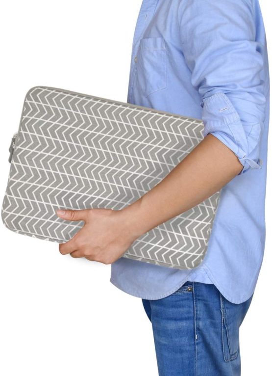 Aucase Laptop Sleeve for 13-14 inch Notebook Computer, Thickest Lightest Water Repellent Protective Travel Case for Men and Women, Compatible with Acer Asus Dell Lenovo HP Chormebook Matebook 14 - Image 4