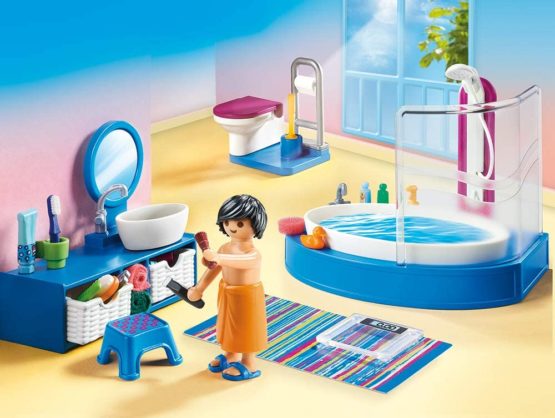 Playmobil 70211 Dollhouse Furnished Bathroom, for Children Ages 4+ - Image 2