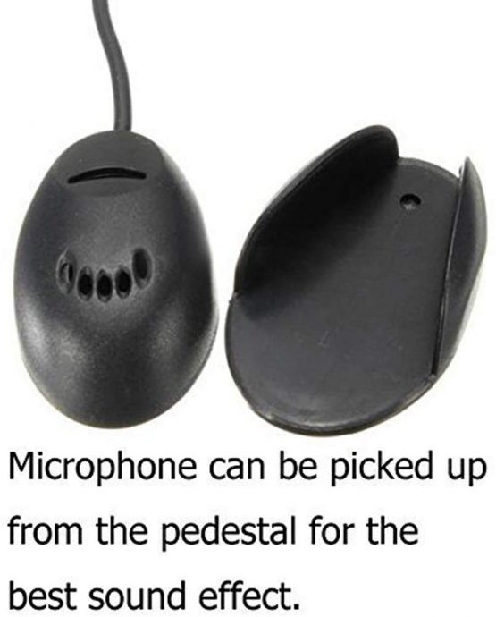 SMARTNAVI Portable 3.5mm Car External Microphone Mic with 3m Cable DVD Radio Laptop Stereo Player - Image 4